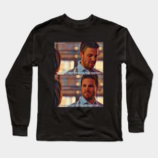 Being Happy | Arrow (2012-2020) TV Series Digital Fan Art Long Sleeve T-Shirt